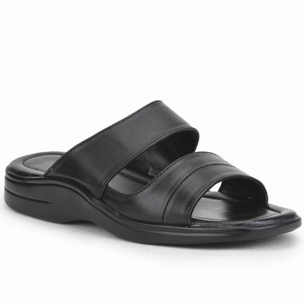 Coolers Casual Black Slippers For Men 2050-S209 By Liberty Original Ruby Slippers