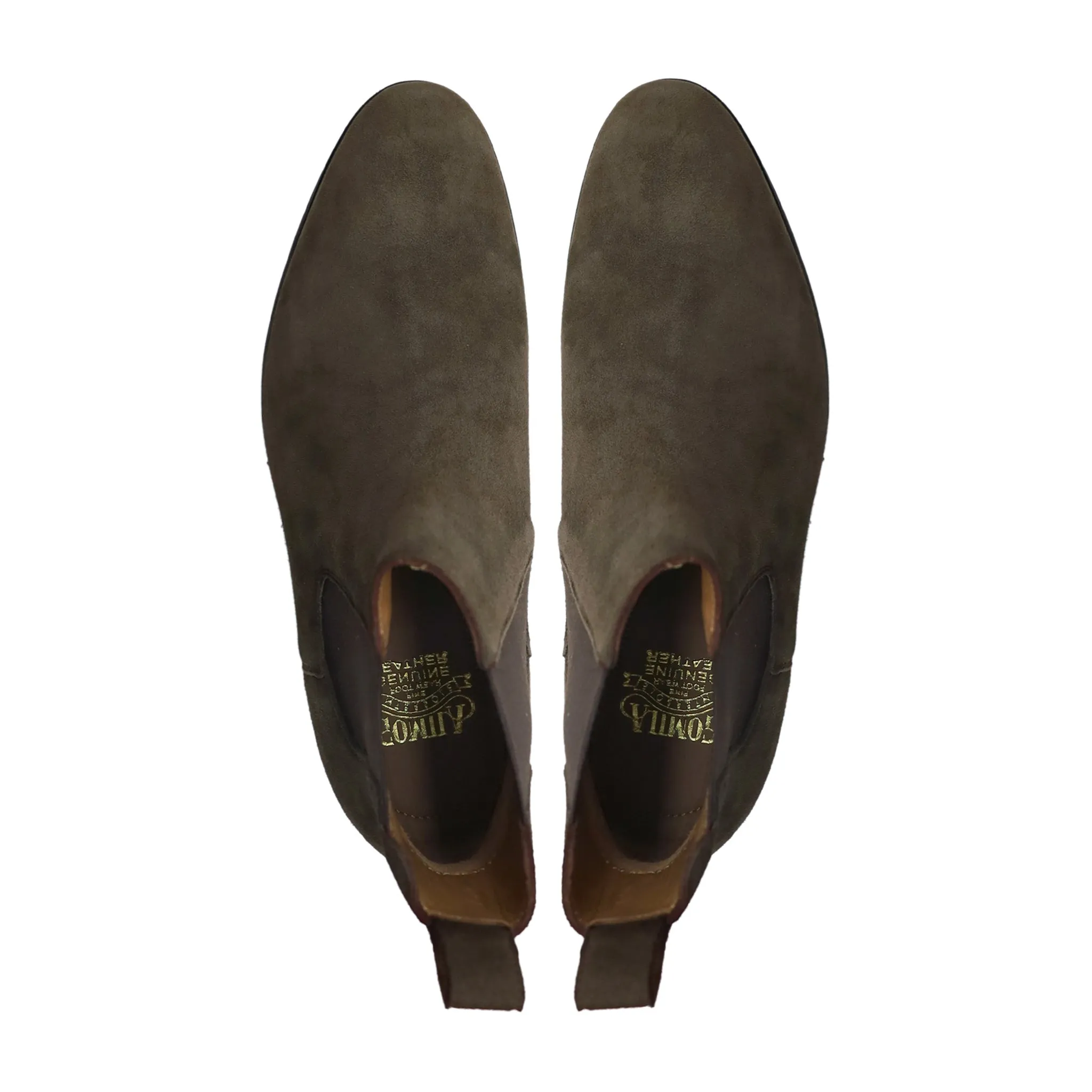 Cordo - Men's Birch Brown Kid Suede Chelsea Boot Chelsea Boots Made In Uk