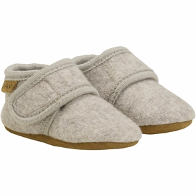 Playboy Slippers En Fant Baby Wool Slippers Sand Melange