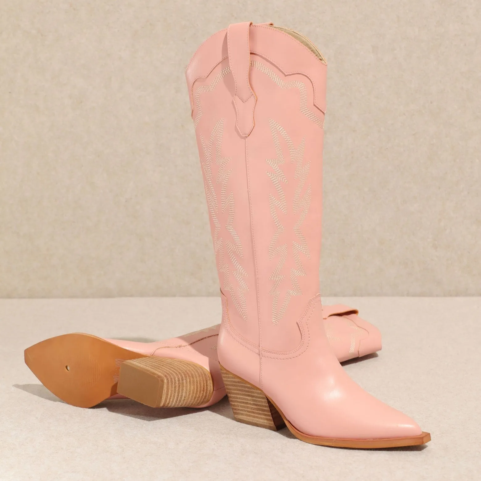 INDIGO Pink Cowboy Boot Xtratuff Boots