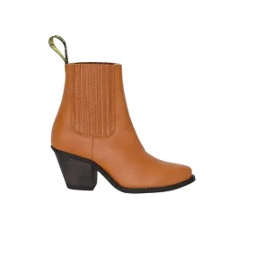 'Daisy' Vegan Ankle Boots by Good Guys Don't Wear Leather - honey Short Boots Cowboy