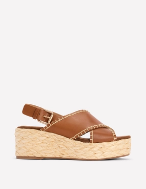 Cross Strap Espadrille-Tan J Crew Espadrille Wedges