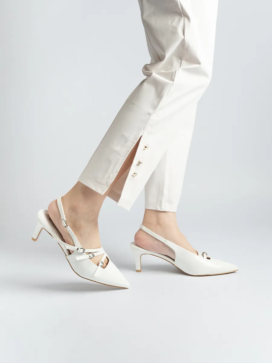 Zea Glossy Strappy Heels Taos Shoes Mary Jane