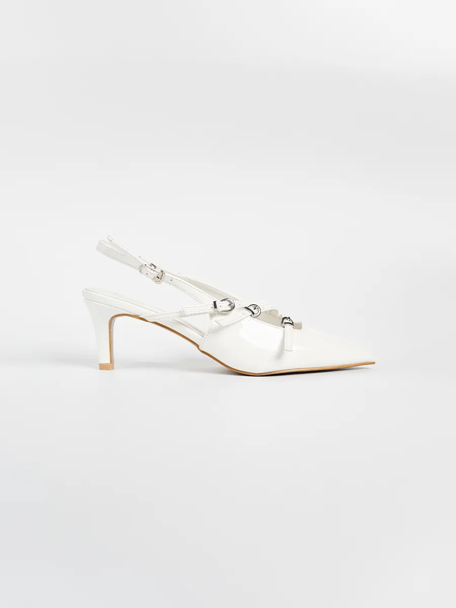 Zea Glossy Strappy Heels Mary Jane Ecco Shoes