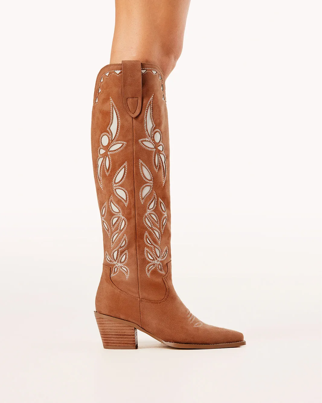 Dirk Boots DELLA - DARK TAN SUEDE