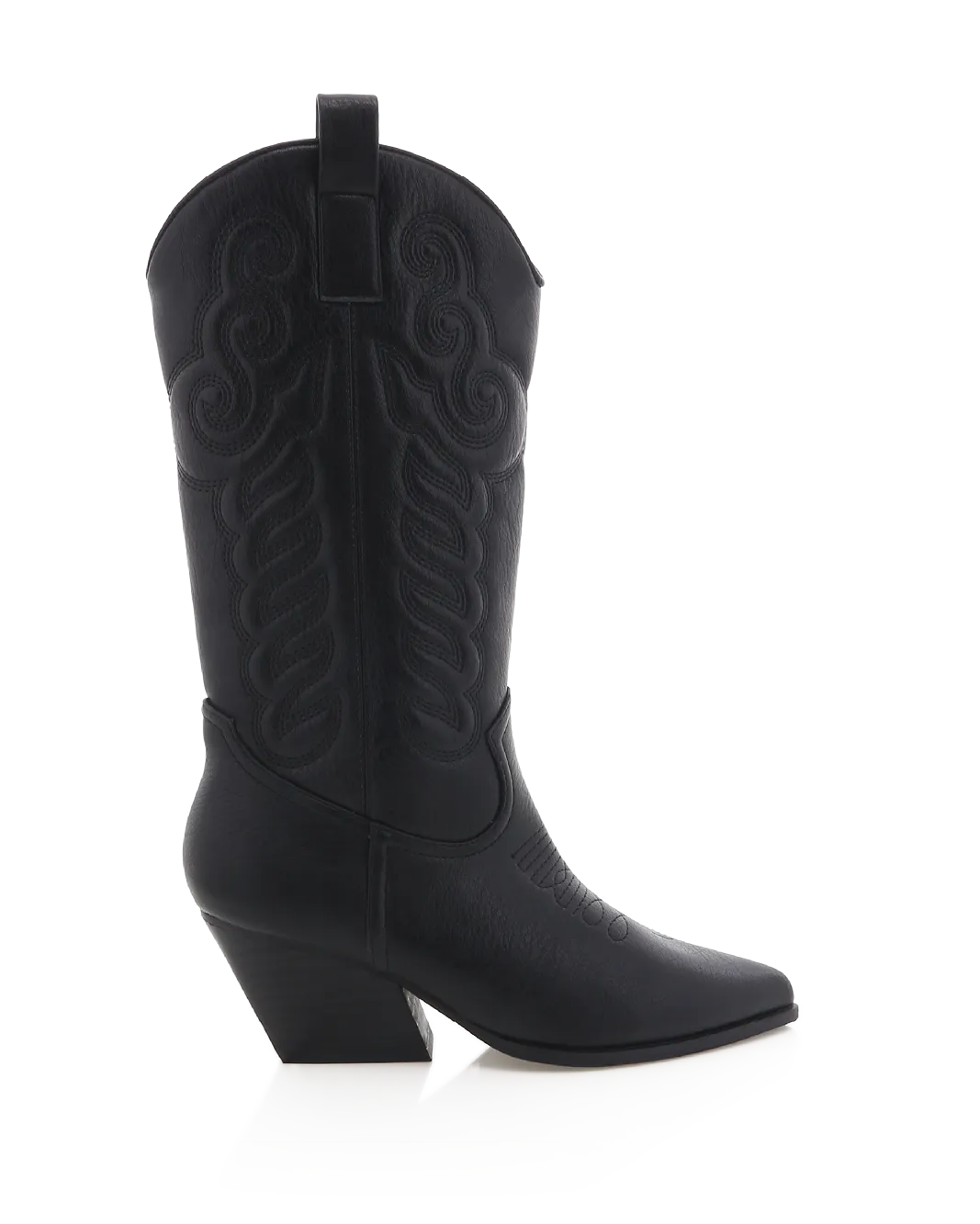 ZAYLIA - BLACK Heel Ankle Boots