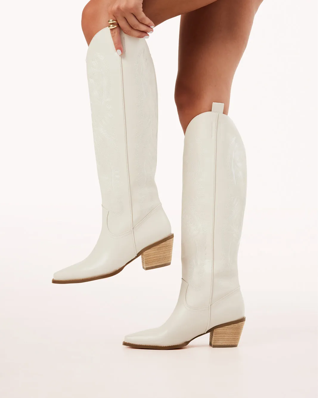 Alexander Mcqueen Boots DOLORES - IVORY