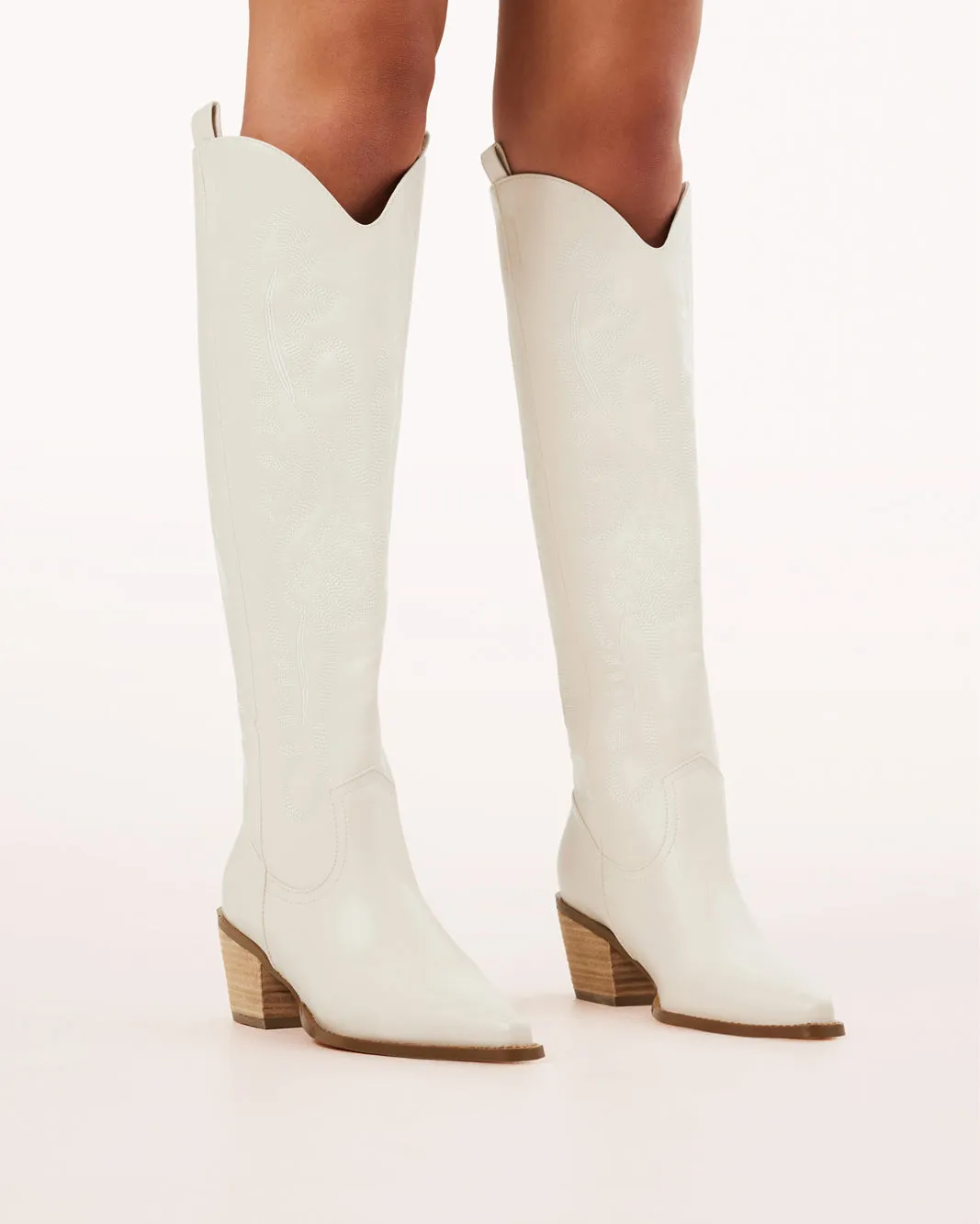 DOLORES - IVORY Lucchese Cowgirl Boots