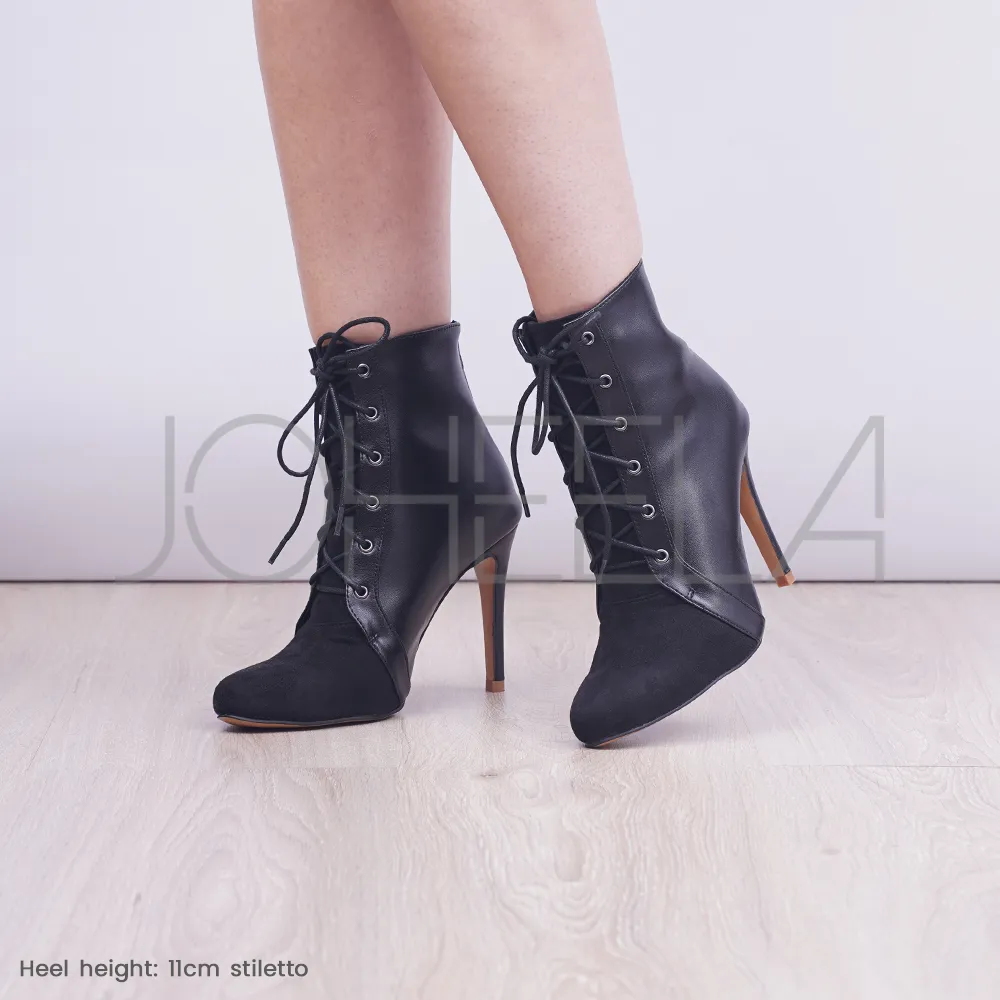 Zippered Heeled Ankle Boots Andra - Talon pais - Prte  expdier