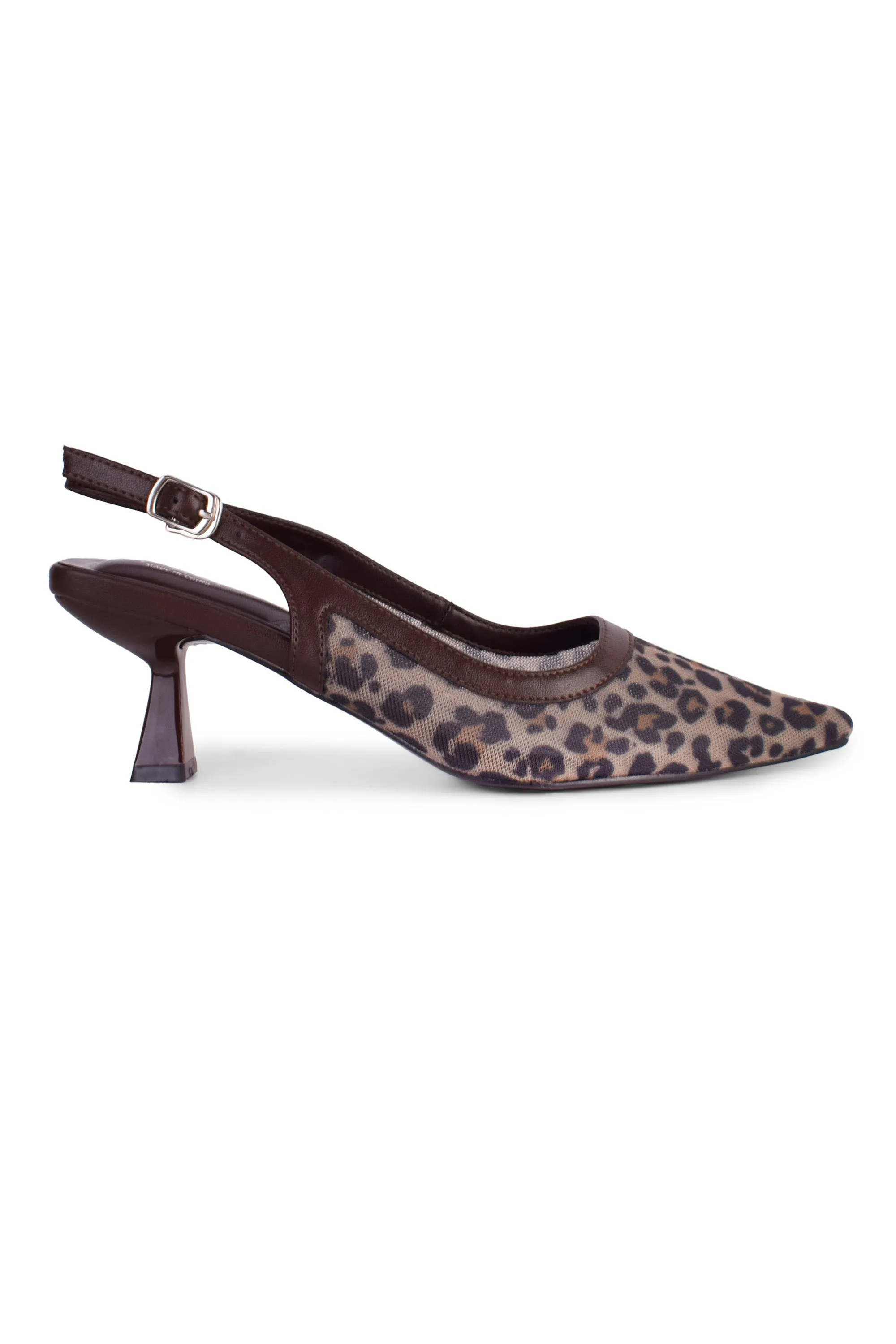 Alenna Sling Back Pump 01-5271 Rhinestone High Heel Boots