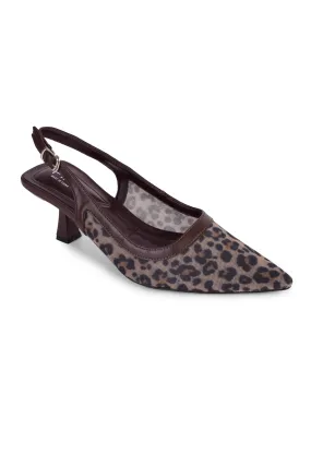 Alenna Sling Back Pump 01-5271 High Heels Lace Up Leg