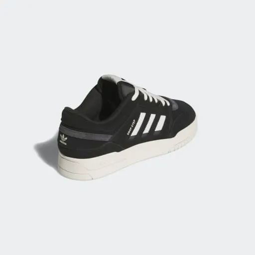 DROP STEP LOW SHOES - Core Black / Off White / Carbon Basketball Shoes Mid
