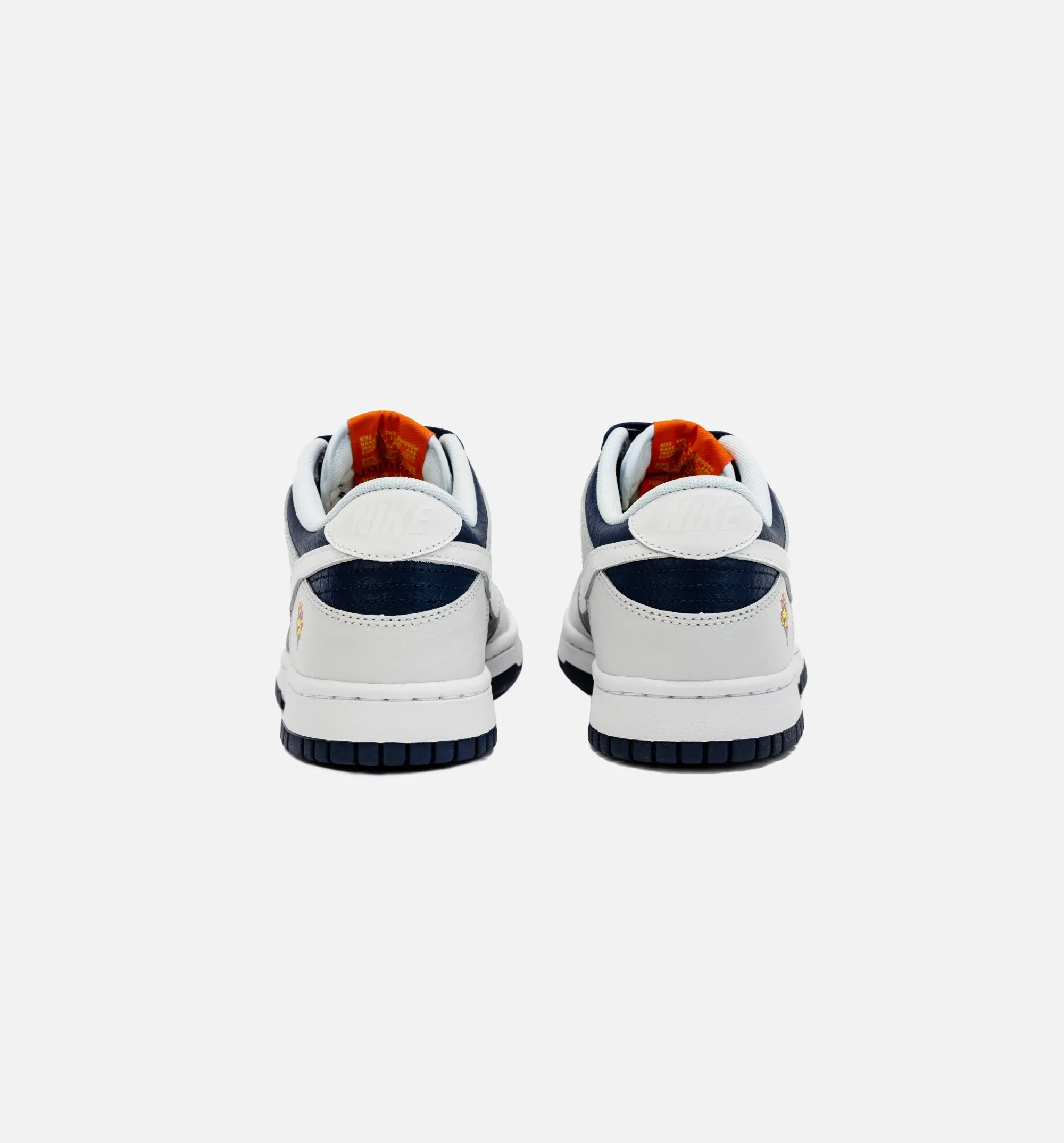 Soldiers Basketball Shoes Dunk Low Photon Dust Midnight Navy Grade School Lifestyle Shoe - Grey/Navy