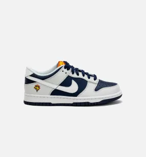 Trae Young Unlimited Basketball Shoes Dunk Low Photon Dust Midnight Navy Grade School Lifestyle Shoe - Grey/Navy