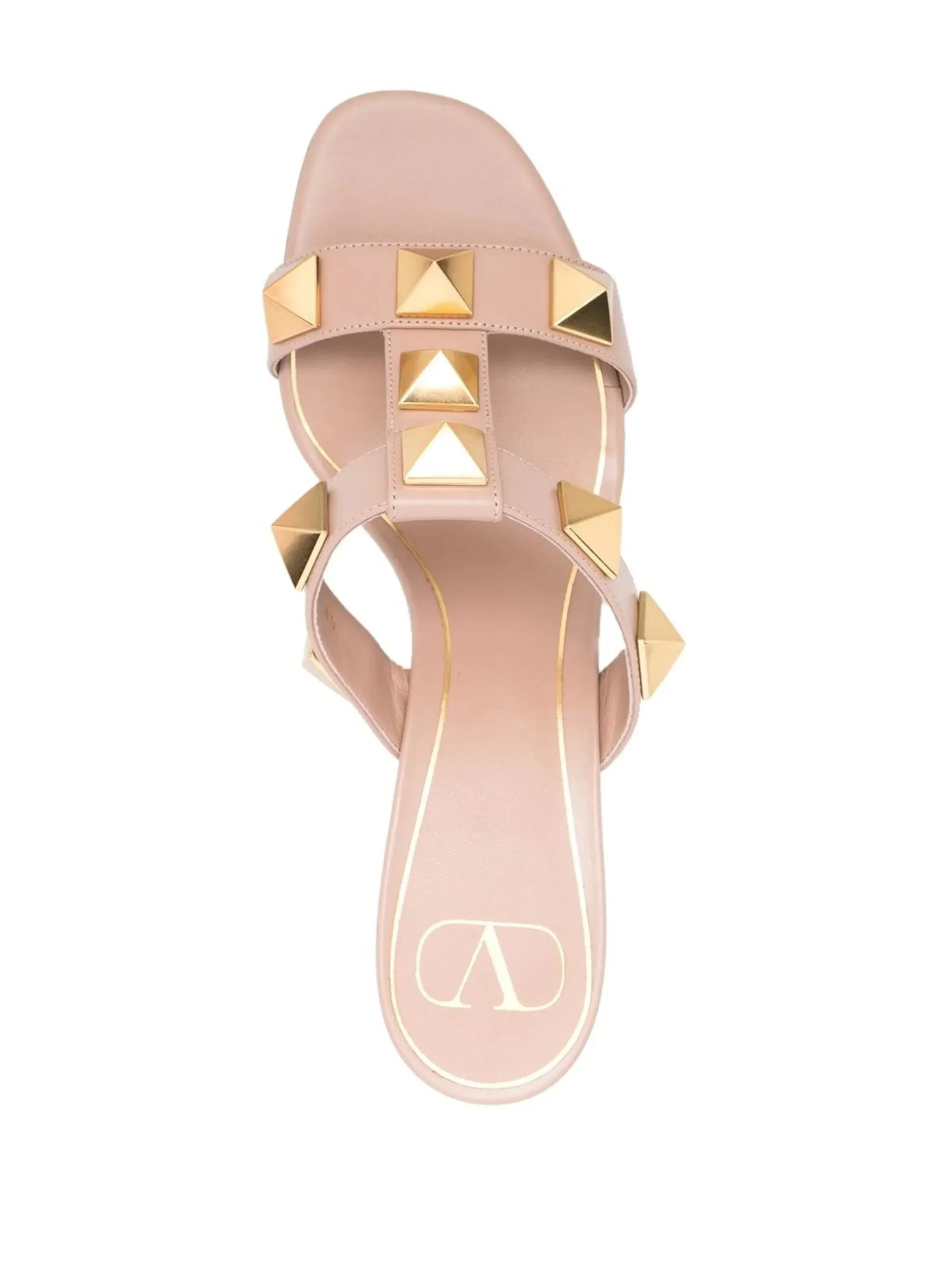 Pointed Mules Shoes 60mm Roman Stud sandals
