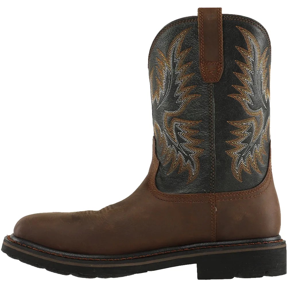 Tradie Work Boots Sierra Wide 10 Inch Electrical Hazard Steel Toe Work Boots