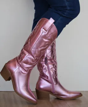 Chelsea Boots Chelsea HOMETOWN-2 Pink Metallic