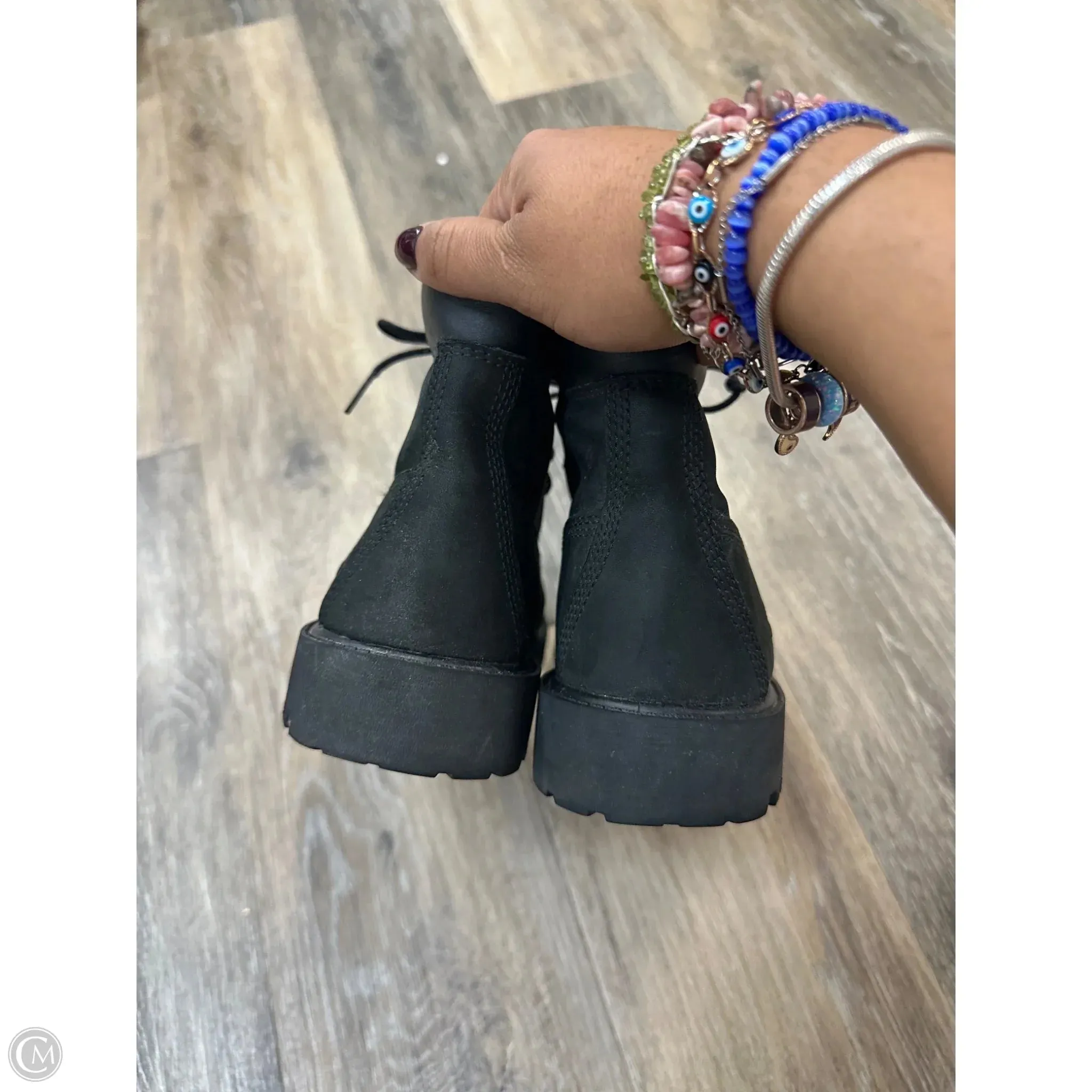 Trendy Combat Boots Boots Combat By Timberland In Black, Size: 7