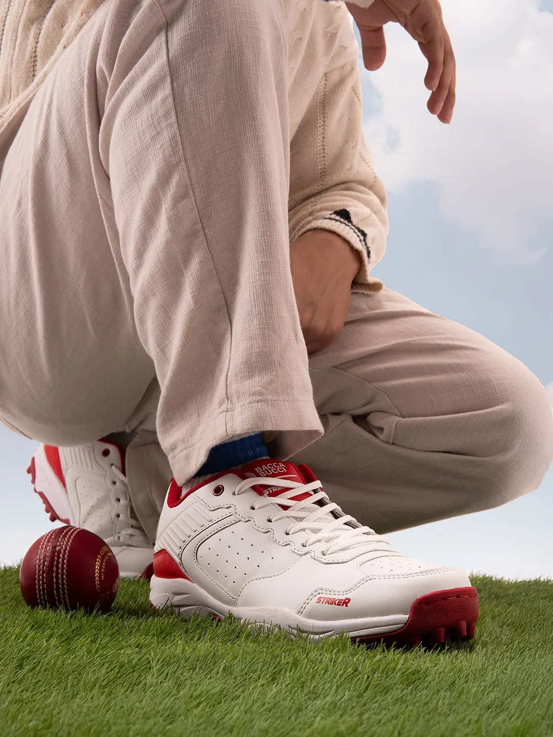 Tennis Shoes And Badminton Shoes Bacca Bucci STRIKER Cricket Shoes