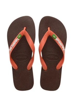 HAVAIANAS BRASIL LOGO - DARK BROWN.CERAMIC Buy Flip Flops Near Me