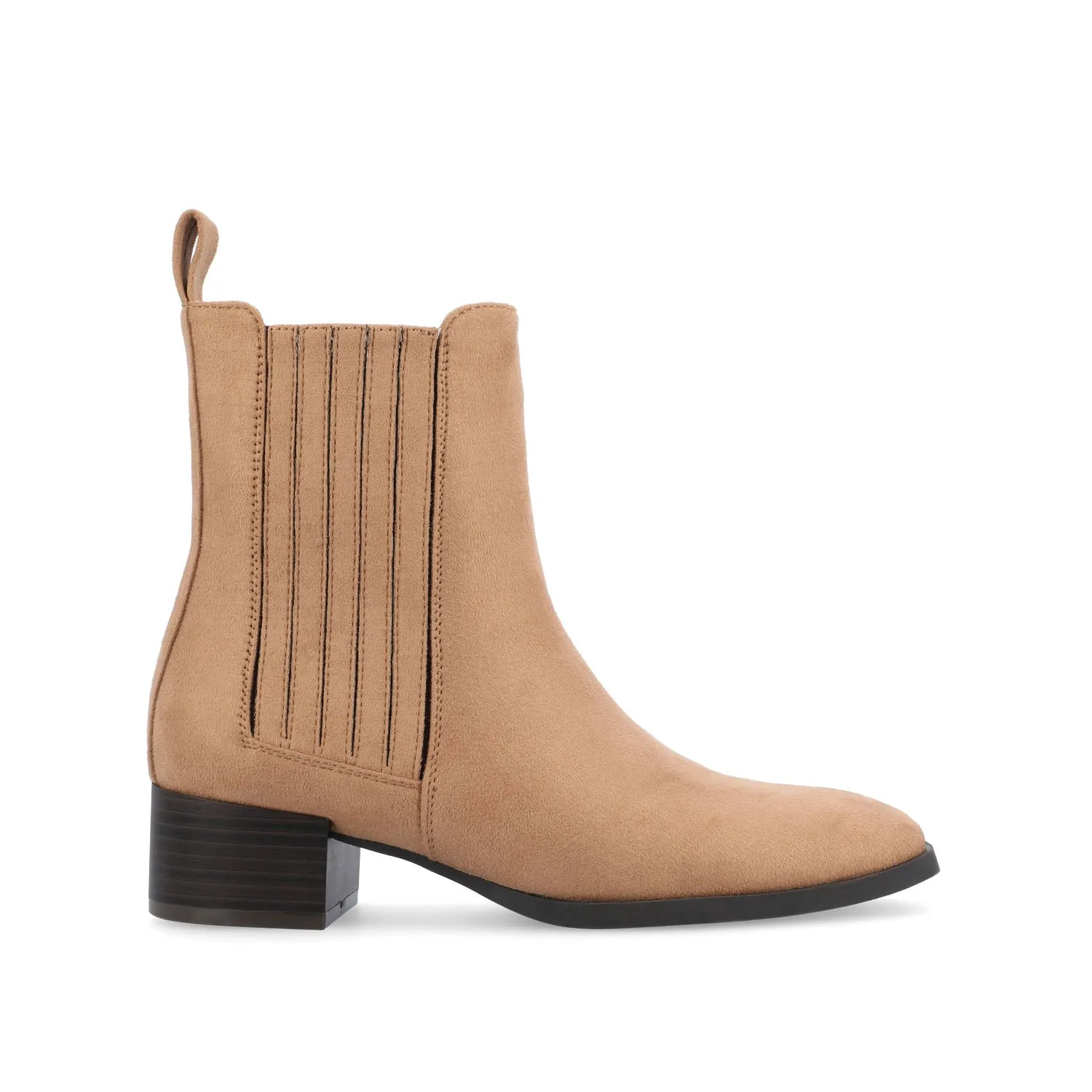 Bershka Chunky Chelsea Boots WRENLEY CHELSEA BOOTIES IN FAUX SUEDE