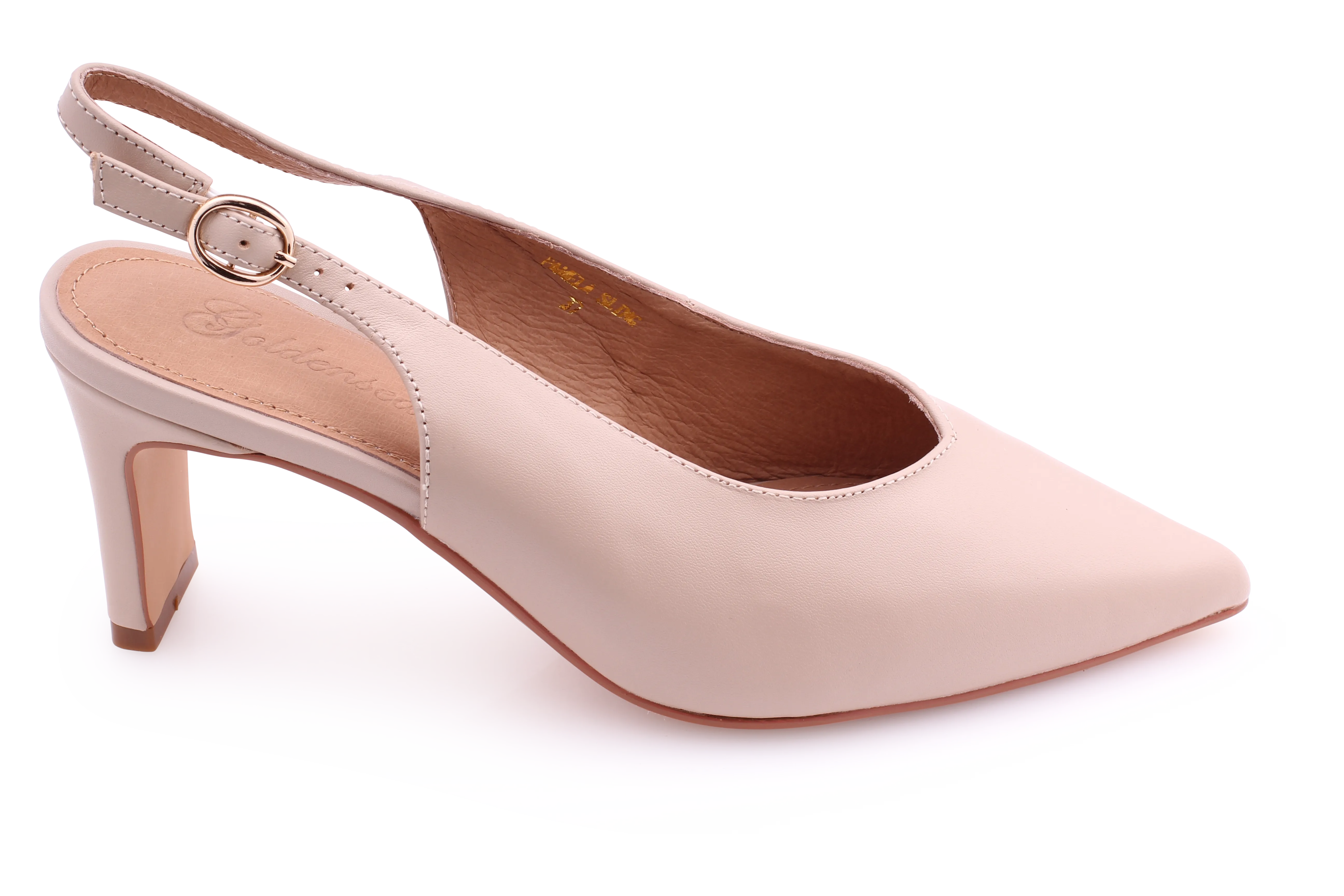 Golden Seal Pamela Sling High Heel Oxford Booties