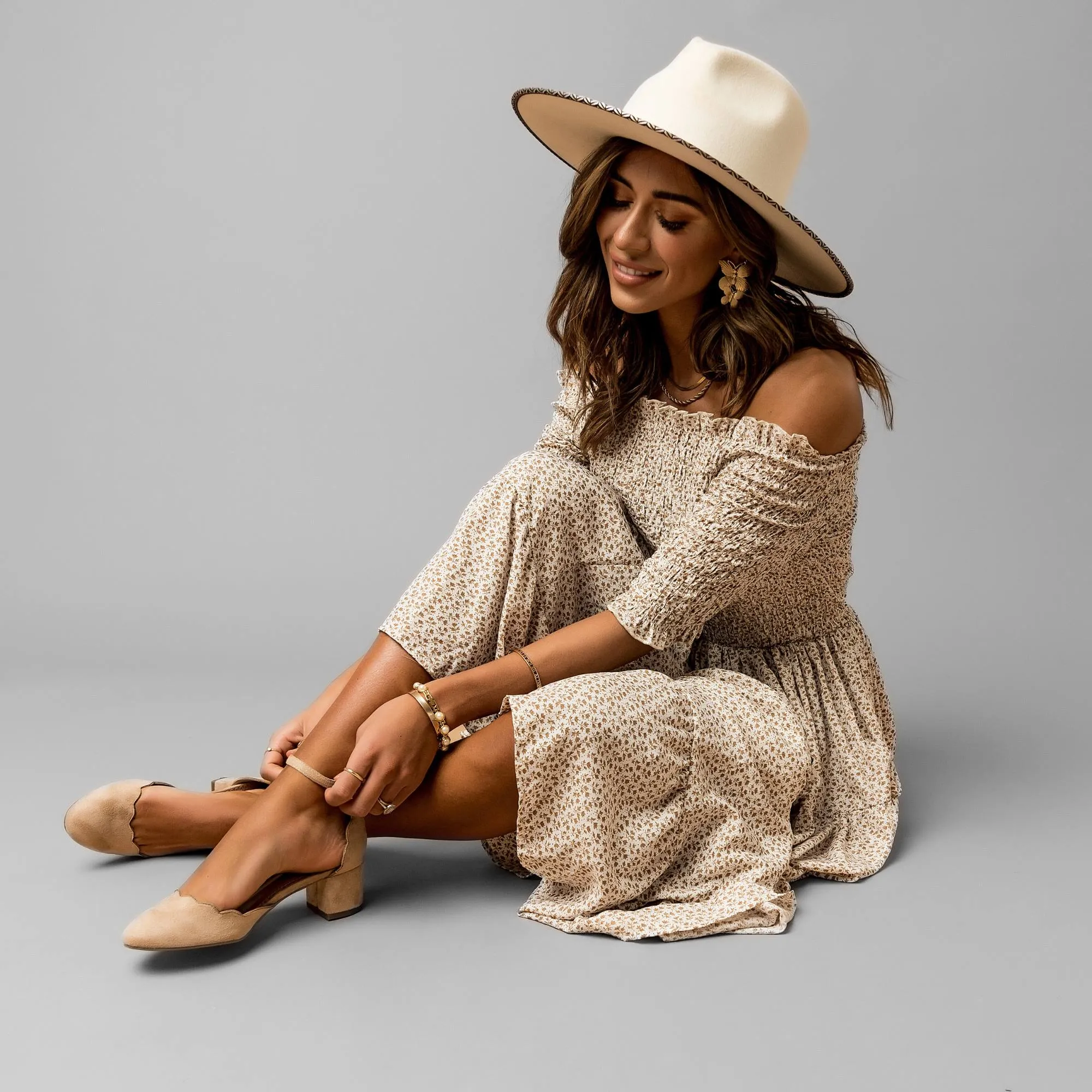 High Heels And Panties EDNA BLOCK HEEL D'ORSAY IN WIDE