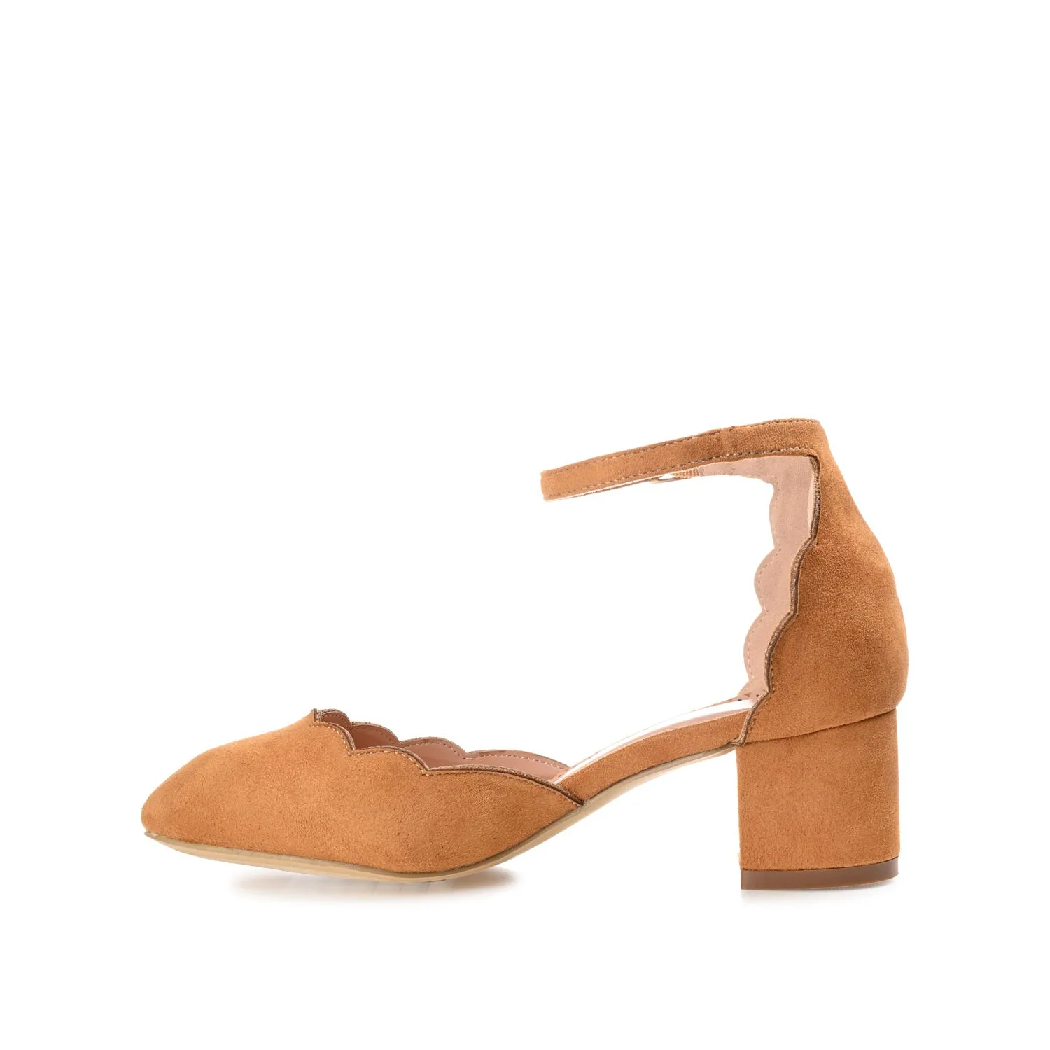 EDNA BLOCK HEEL D'ORSAY IN WIDE Ankle Strap High Heel Shoes