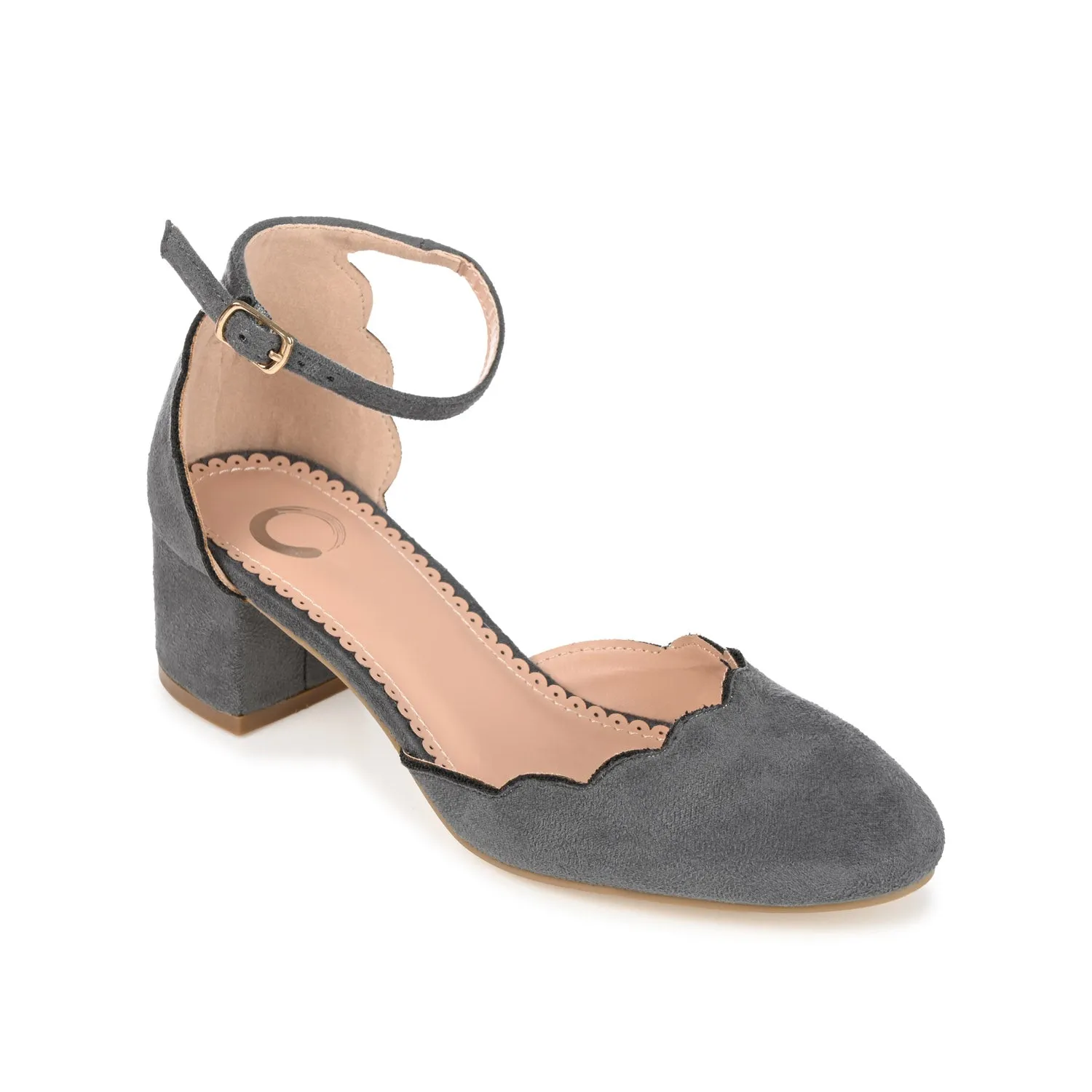 High Slingback Heels EDNA BLOCK HEEL D'ORSAY IN WIDE