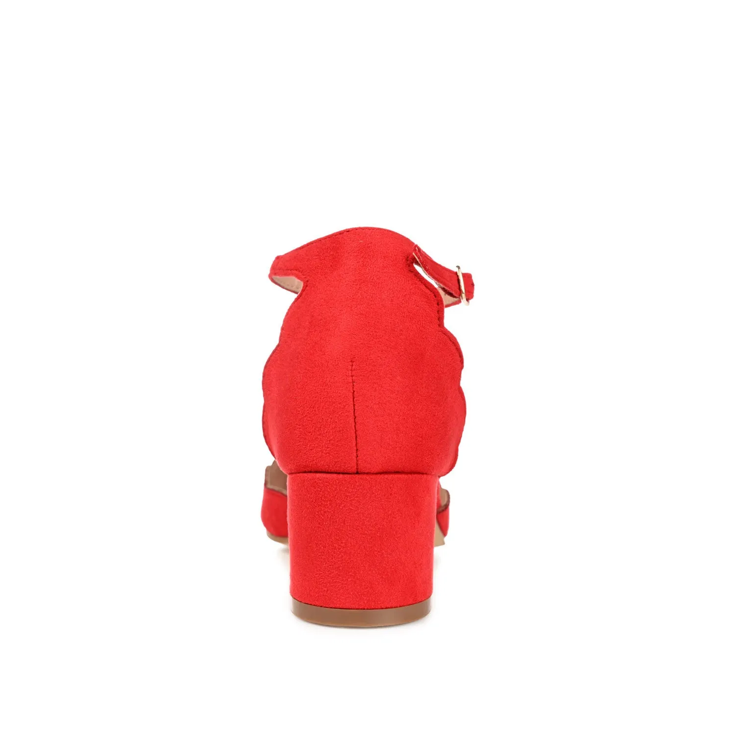 Mesh High Heels EDNA BLOCK HEEL D'ORSAY IN WIDE