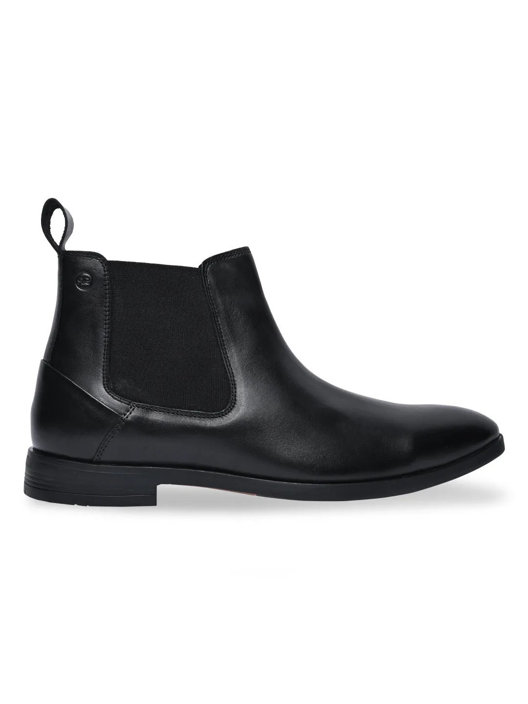 Regal Black Men Chelsea Leather Boots Bobbies Chelsea Boots