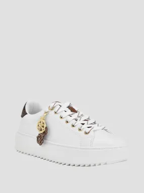 Steve Francis Sneakers White Denesa Chunky Low-Top Sneakers
