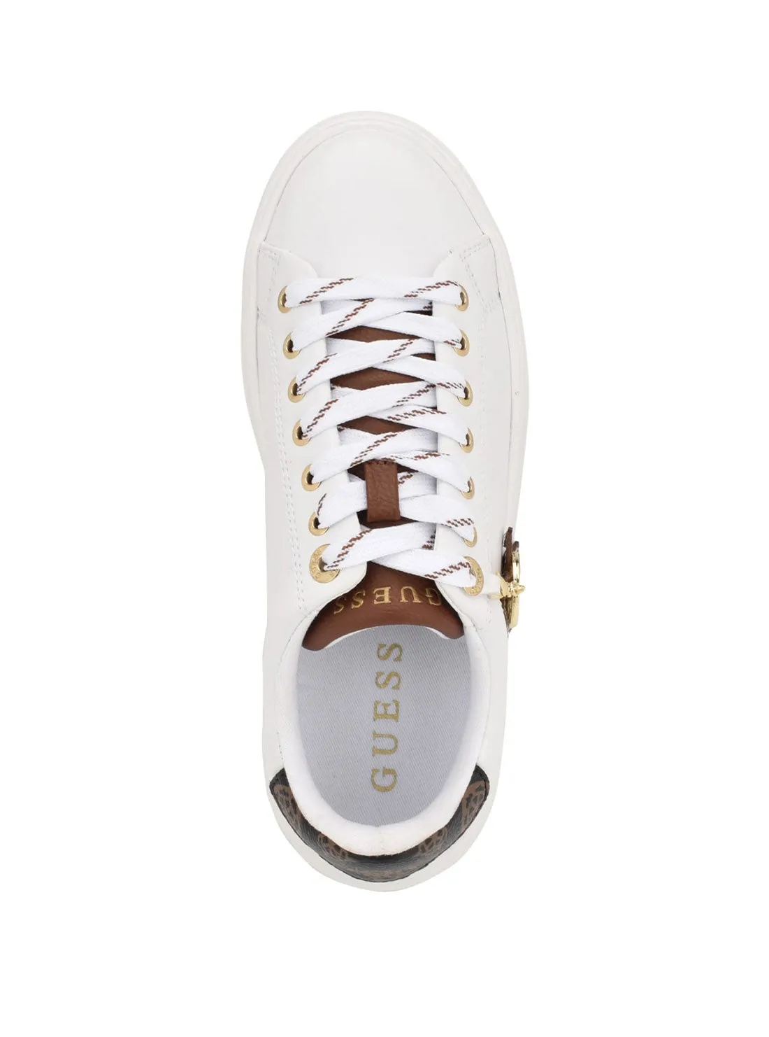 White Denesa Chunky Low-Top Sneakers Speedcat Og Sneakers