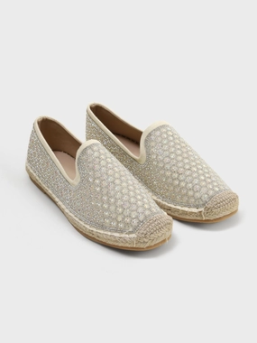 Macarena Espadrilles Pailletten Azzura Jute Bling Espadrilles