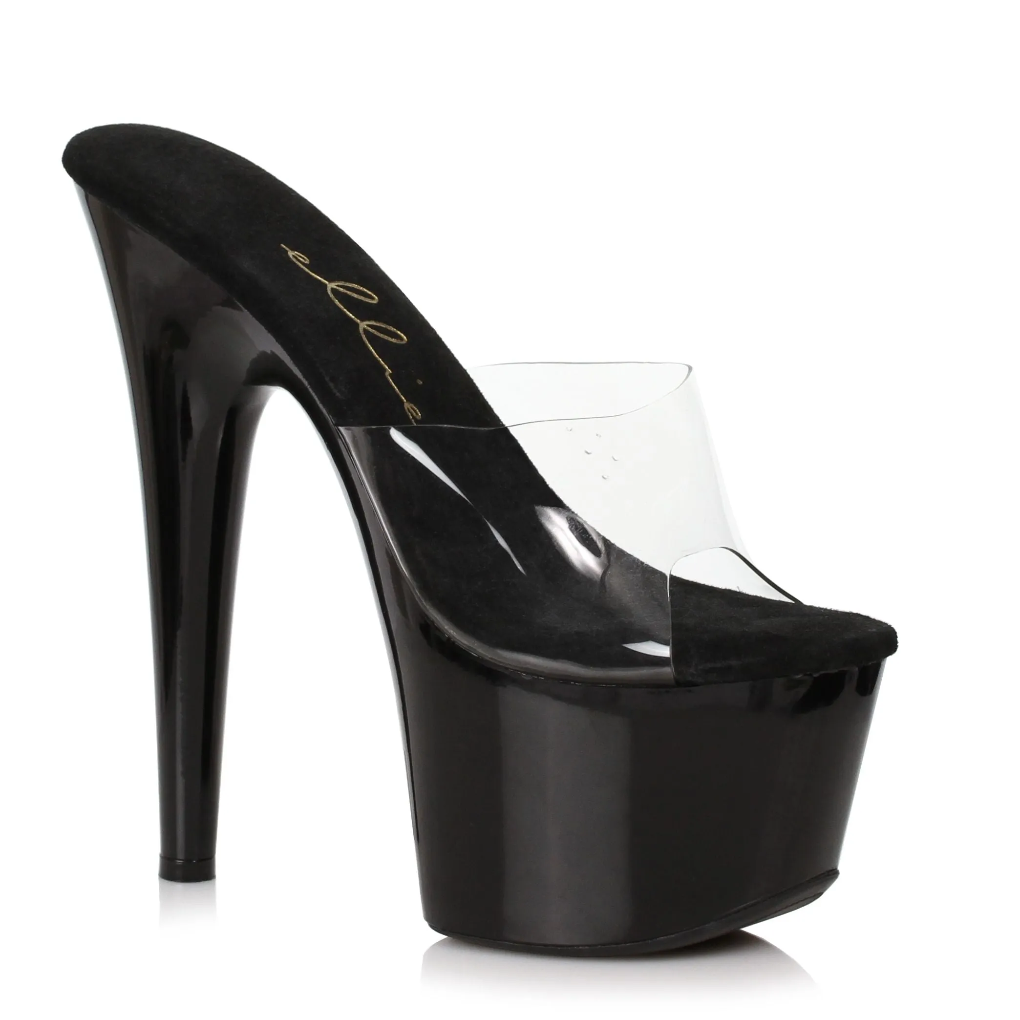 High Heels For Girl 7" Stiletto Clear Platform (ES709-Vanity)