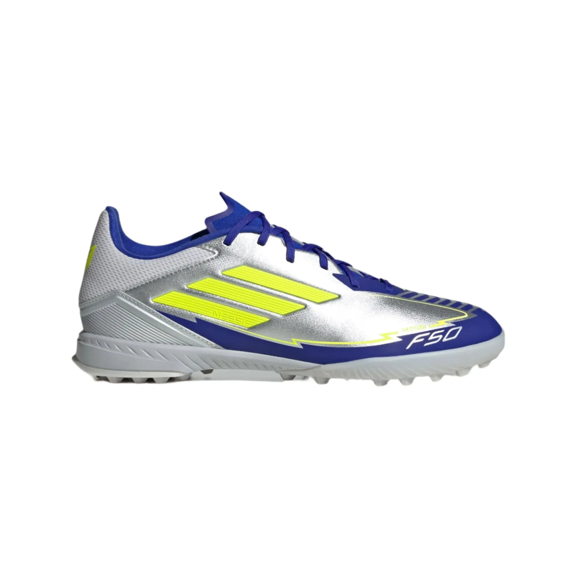 Best Soccer Cleats For Defenders 2024 ADIDAS F50 Messi League TF Turf Soccer Cleats - IH0919
