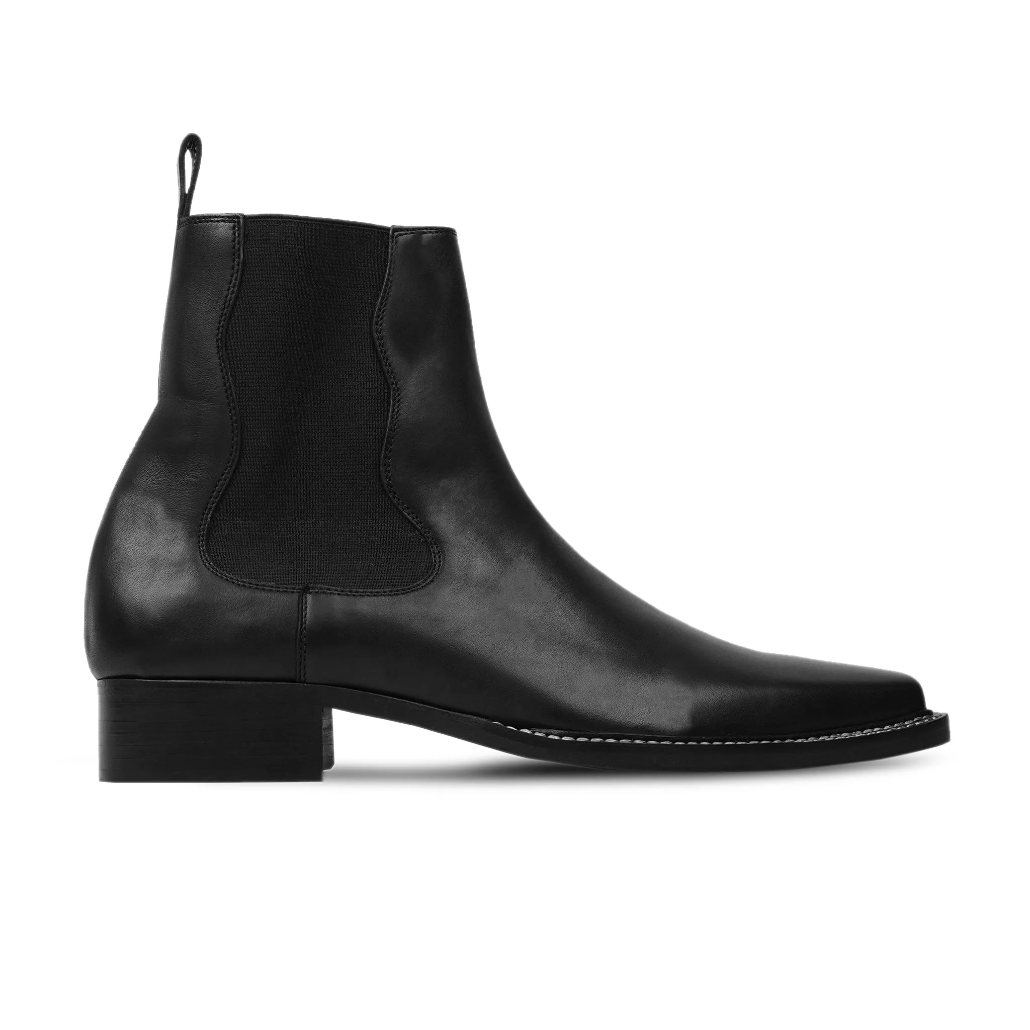 Goretex Chelsea Boots Lugo - Men's Black Calf Leather Chelsea Boot