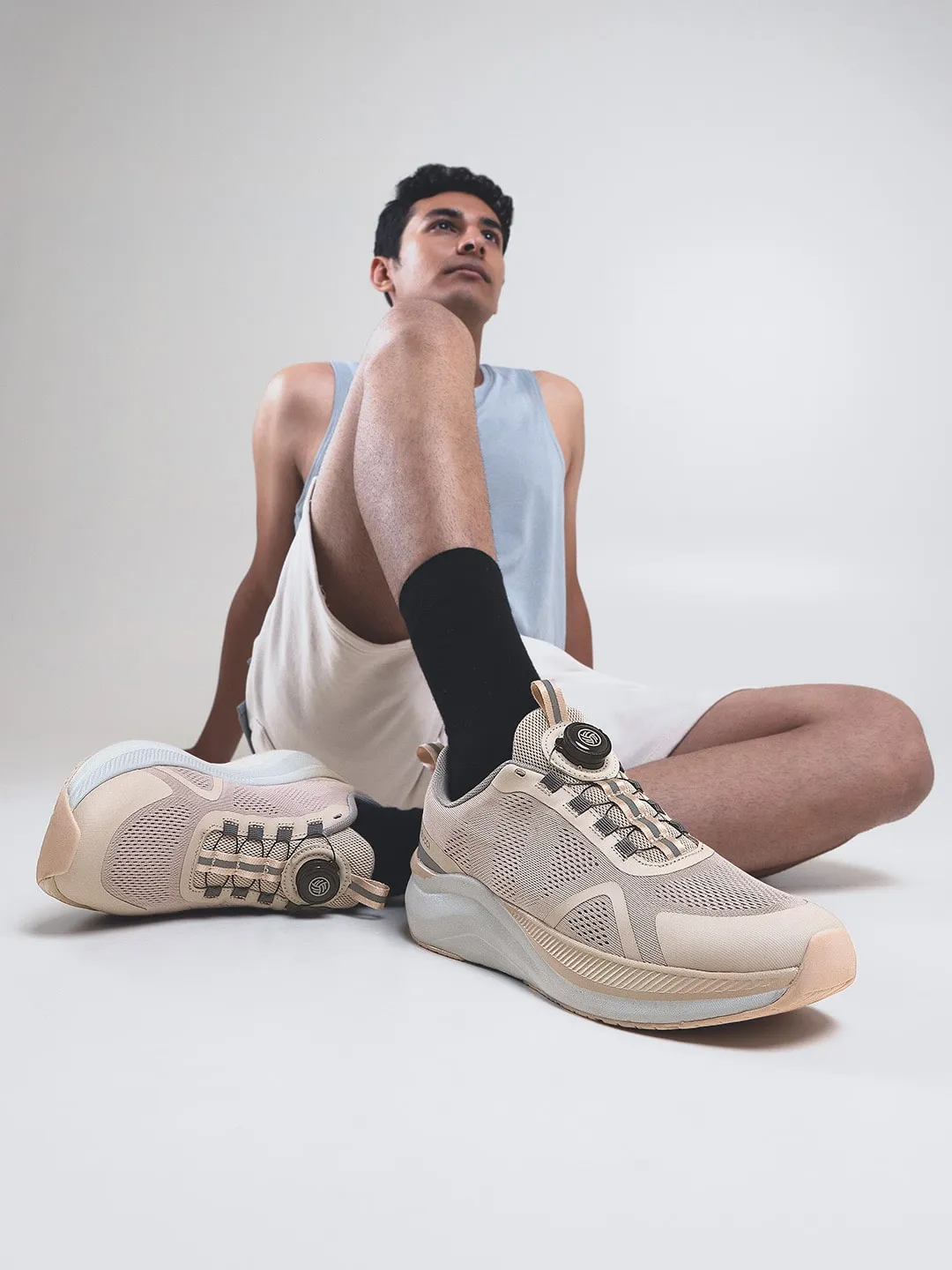 Badminton Shoe Sole Replacement Bacca Bucci ION Glide  Sports Shoes with Rotary Lacing