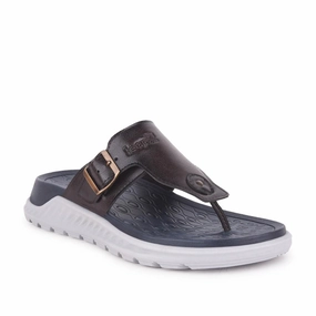 Slippers Plant Leap7x Brown Casual Slippers For Men CHARLY-1E By Liberty