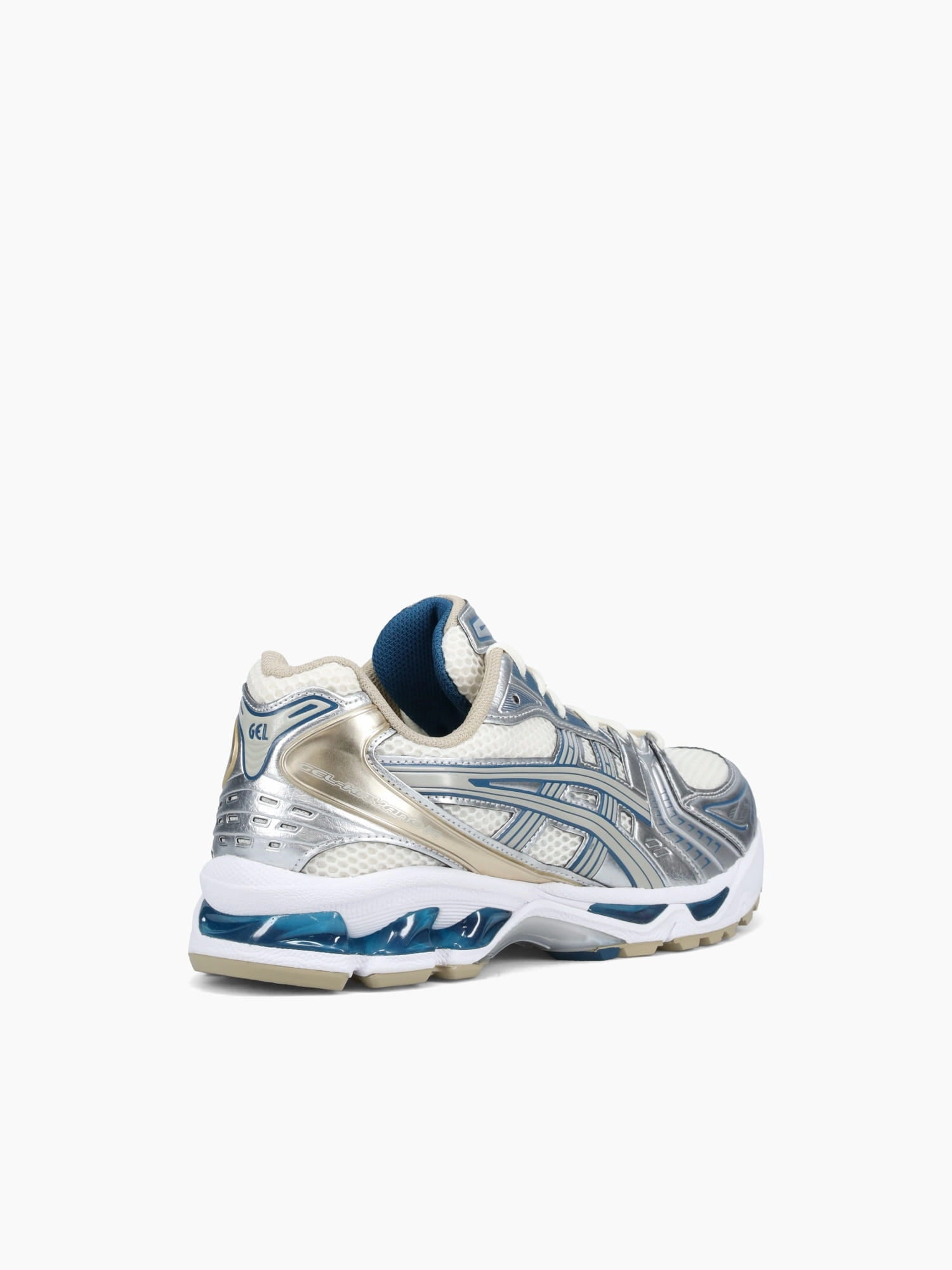 Gelkayano 14 Cream Silver Flat Insole Shoes