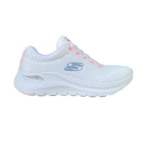 Skechers scarpa sneakers da donna Arch-FIt 2.0 Big League 150051/WPKB bianco-rosa High Heeled Sneakers
