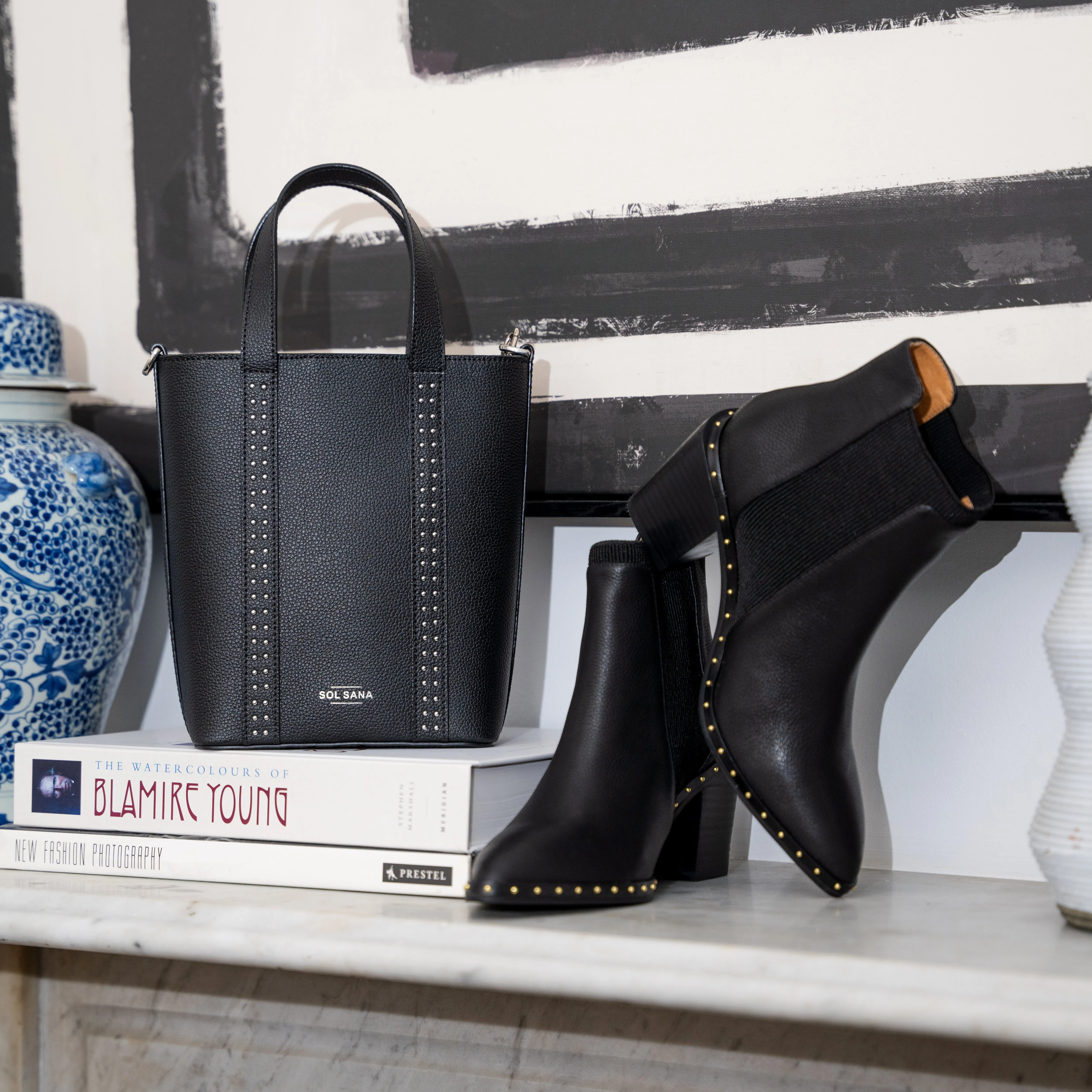 Weekender Chelsea Boots Georgie Boot Black/Gold