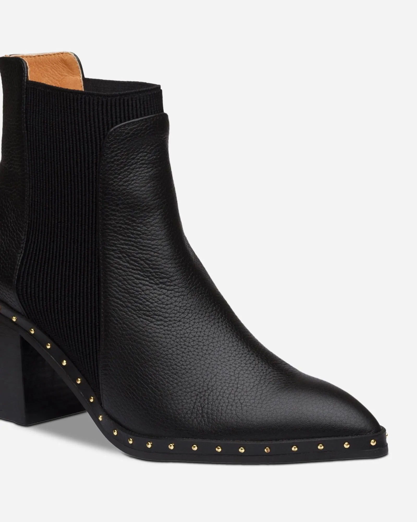 Georgie Boot Black/Gold Wexford Chelsea Boots