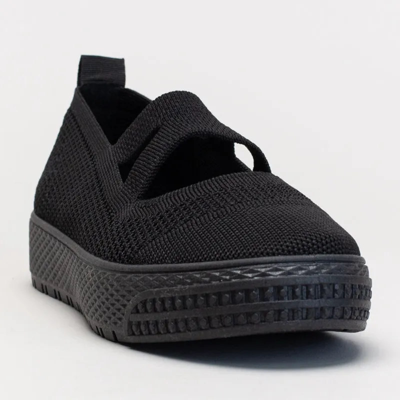 Feather Flat Shoes SLIP ON WITH CROSS STRAP DETAIL