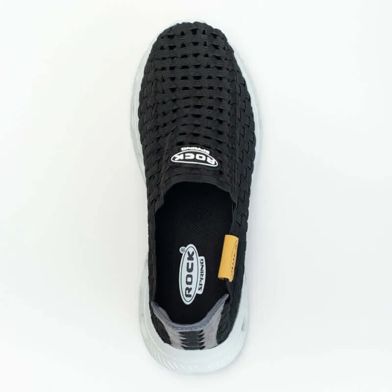 Flat Shoes Com Slip On Woven Shoe