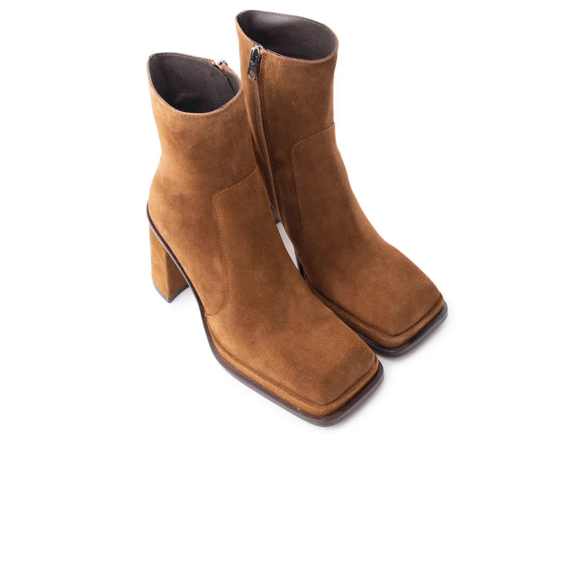 Unstructured Ankle Boots Bowen Brown Suede