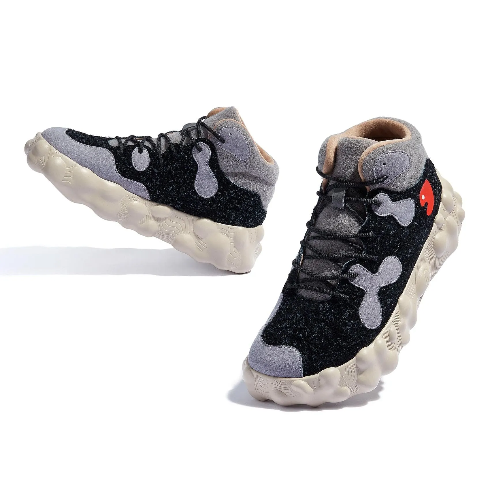 Fluffy Black Figueras III Women Basketball Shoes Online Store