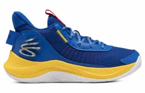 Velcro Basketball Shoes Men's 3Z7 Curry Basketball Shoes In Blue/yellow
