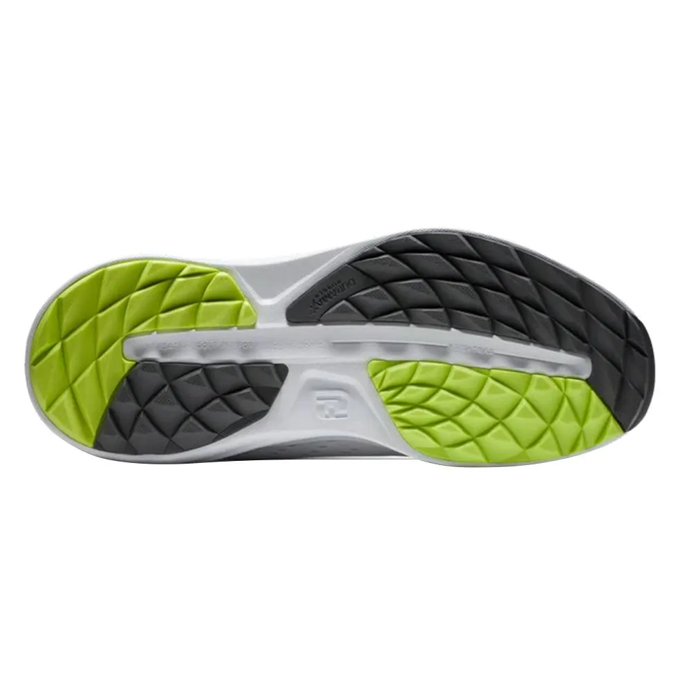 FootJoy Flex XP Spikeless Golf Shoes Previous Season Style White/Black/Lime - 23 Men Narrow Golf