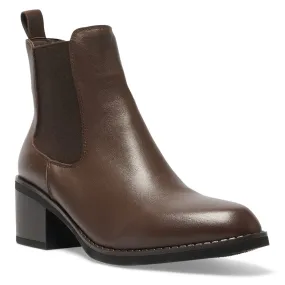 Chelsea Boots For Flat Feet Franklin Boot in Chocolate Glove Leather